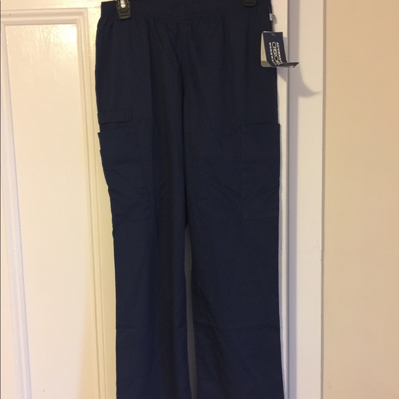 Navy blue unisex uniform pants - Picture 2 of 5